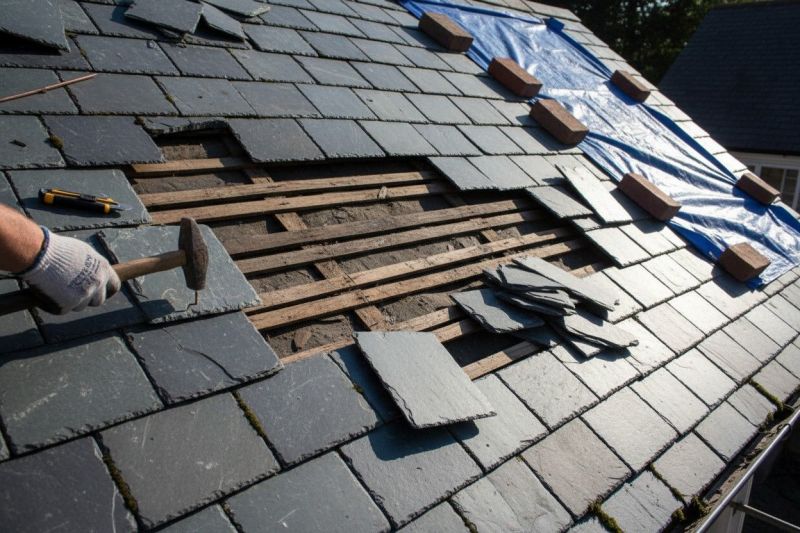 Slate Roof Repair in Woodbridge, CT