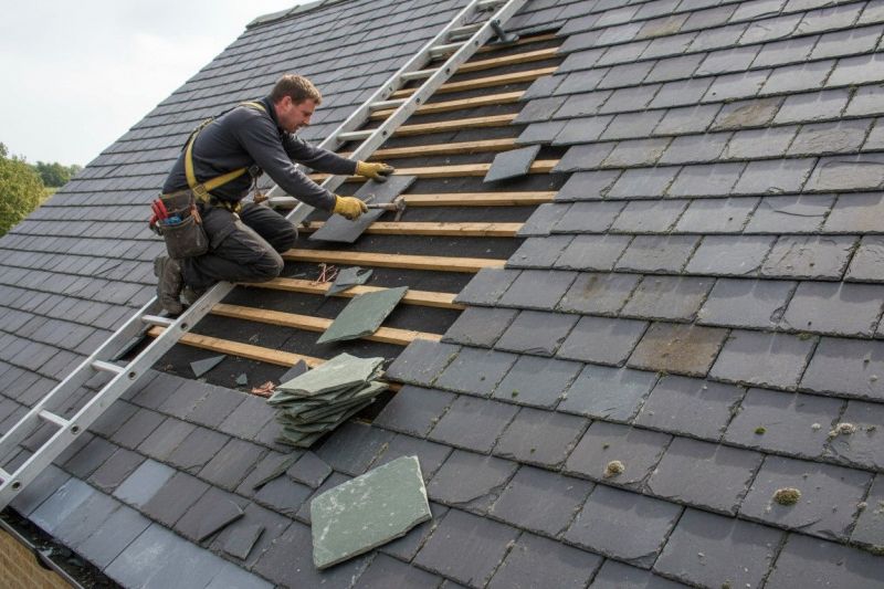 Slate Roof Repair in Woodbridge, CT