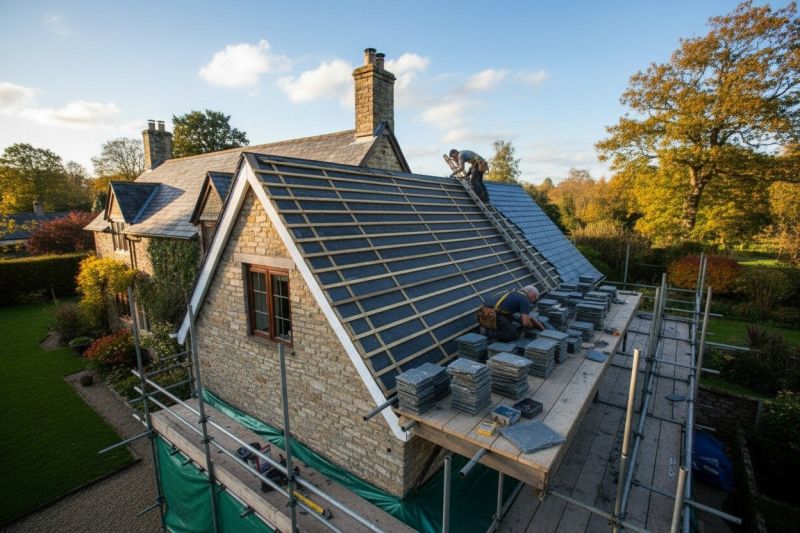 Slate Roof Replacement in Haddam, CT