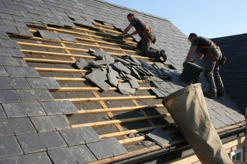 Slate Roof Replacement in Oakville, CT