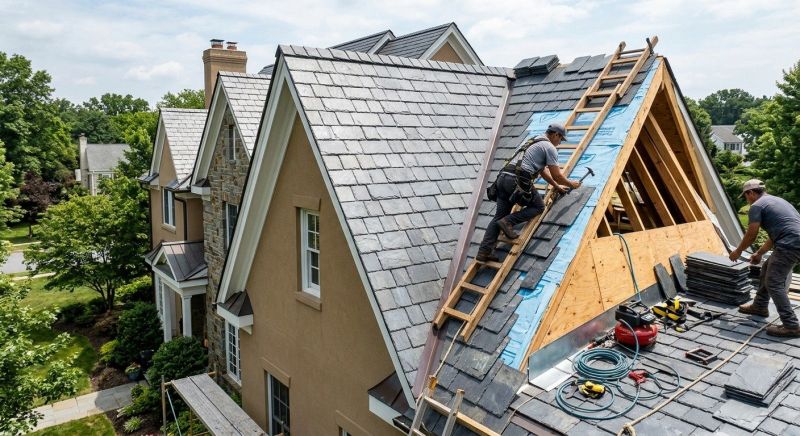 Slate Shingles Repair in Durham, CT