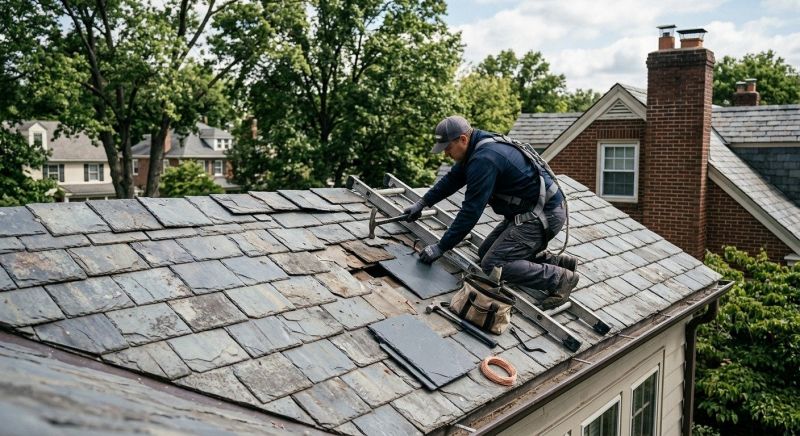 Slate Shingles Repair in Haddam, CT
