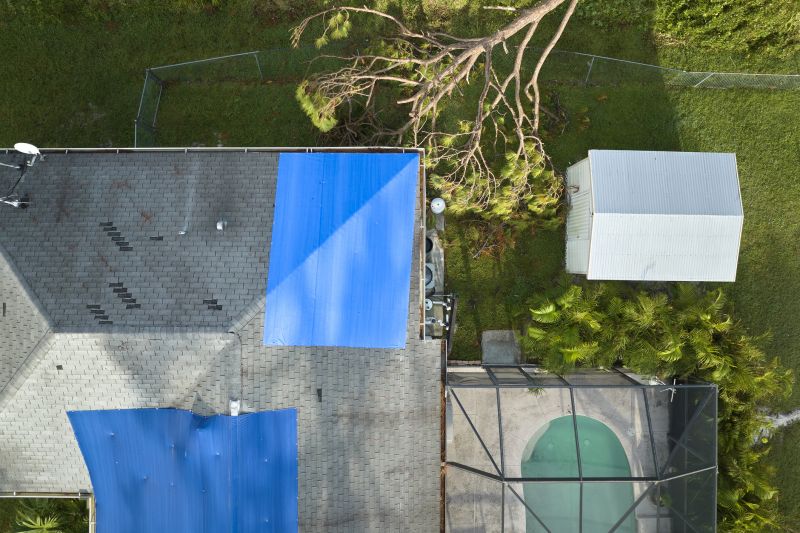 Storm Damage Roof Tarping in New Haven County, CT
