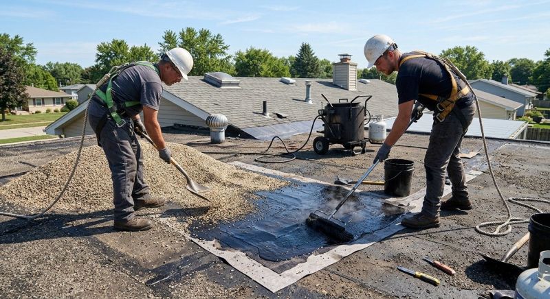 Tar And Gravel Roof Repair in Ansonia, CT