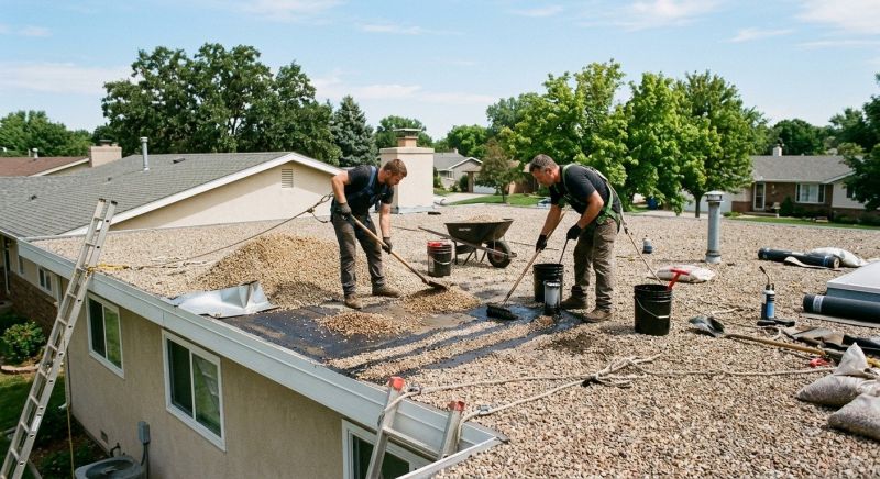 Tar And Gravel Roof Repair in Bethany, CT