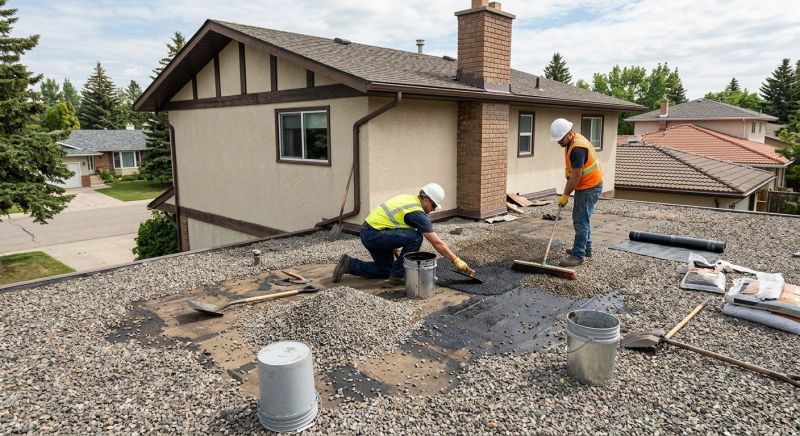 Tar And Gravel Roof Repair in Branford, CT