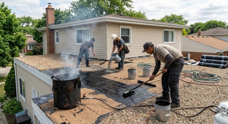 Tar And Gravel Roof Repair in Bridgeport, CT