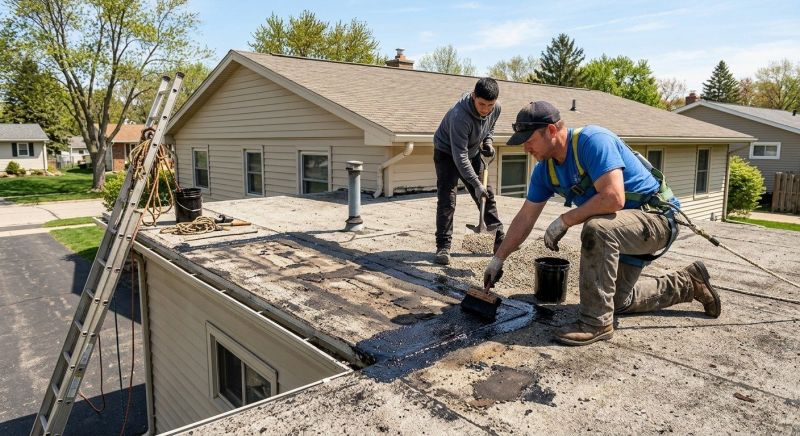 Tar And Gravel Roof Repair in Clinton, CT