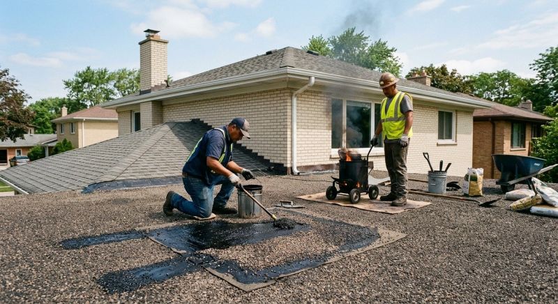 Tar Roof Repair in Derby, CT