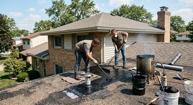 Tar Roof Repair in Thomaston, CT
