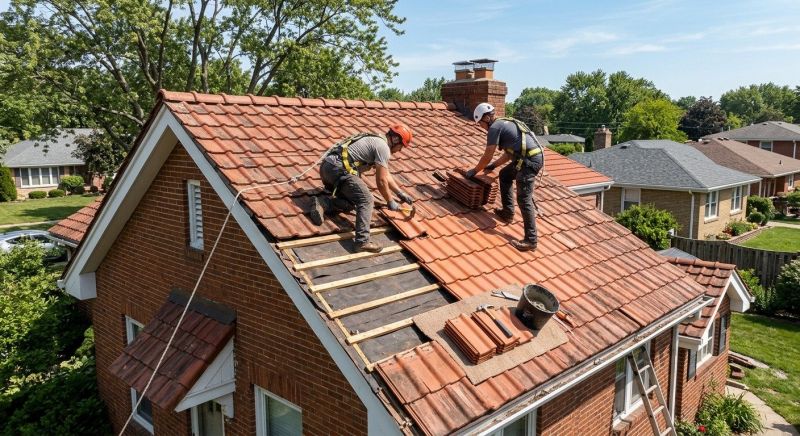 Tile Roof Repair in Easton, CT
