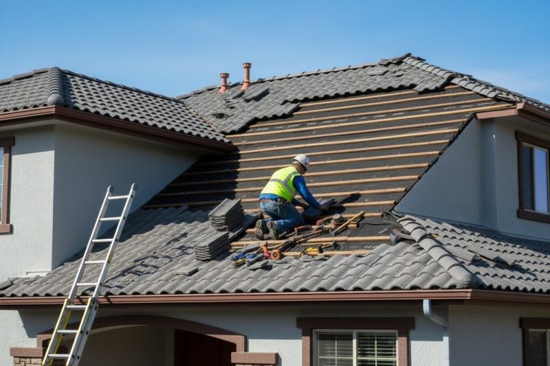 Tile Roof Repair in Higganum, CT