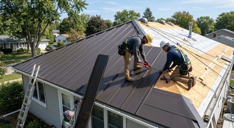 Tin Roof Installation in Guilford, CT