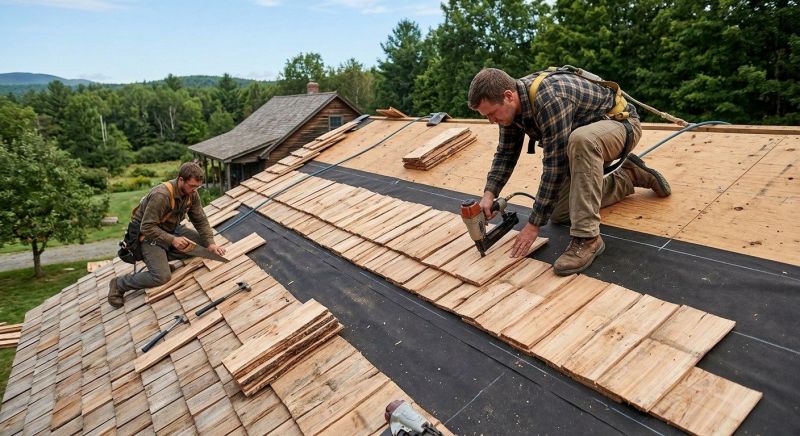 Wood Roofing Installation in Thomaston, CT