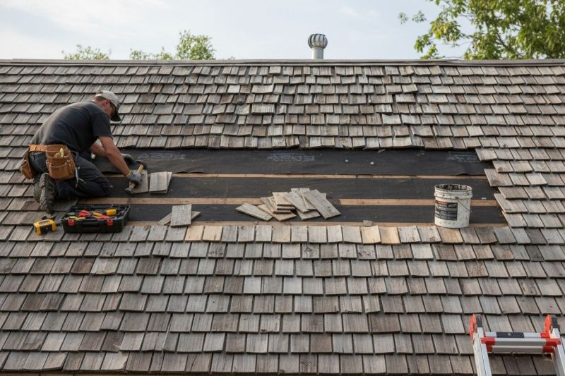 Wood Shake Roof Repair in Milford, CT