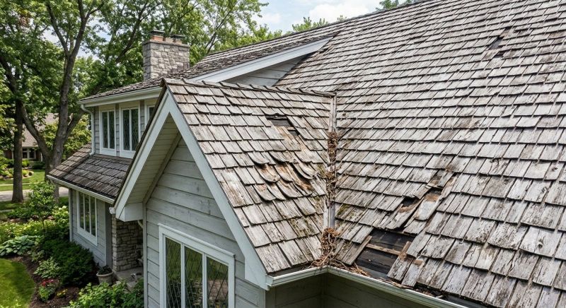 Wood Shake Roof Repair in North Branford, CT