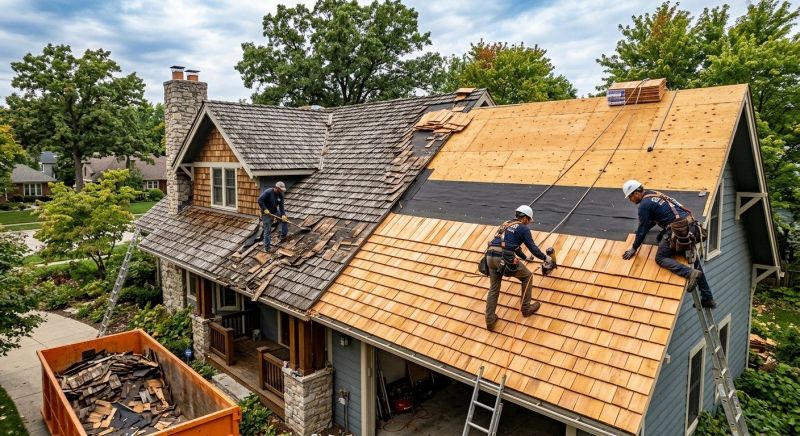 Wood Shake Roof Replacement in Waterbury, CT
