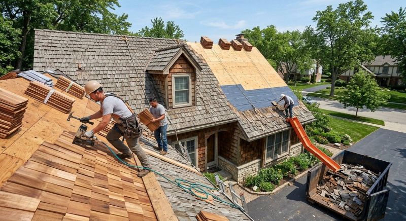 Wood Shingle Roof Replacement in New Haven County, CT