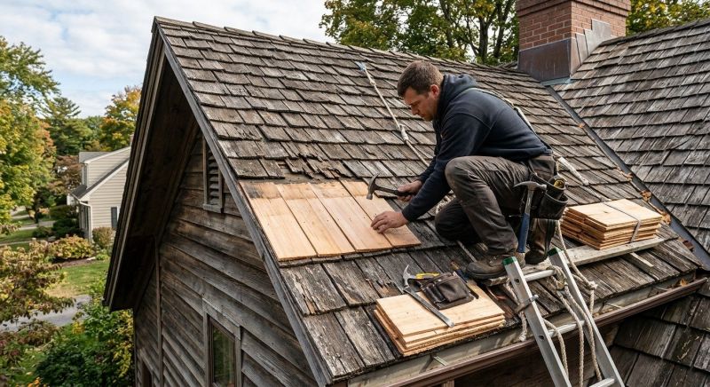 Wood Shingles Repair in Newtown, CT