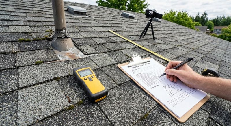 Asphalt Roof Inspection in West Haven, CT
