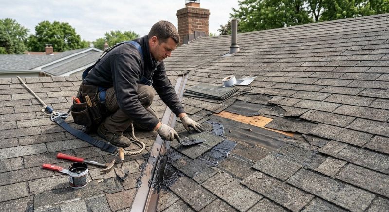 Asphalt Roof Leak Repair in Westport, CT
